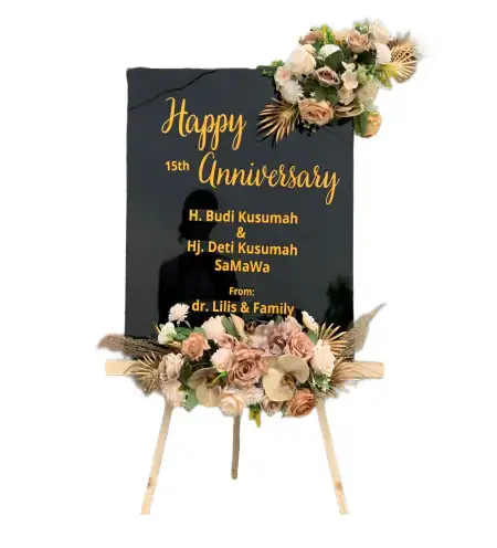 Papan Bunga Akrilik Batang Gangsal