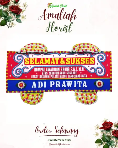 Papan Bunga Ucapan Selamat Batang Gangsal